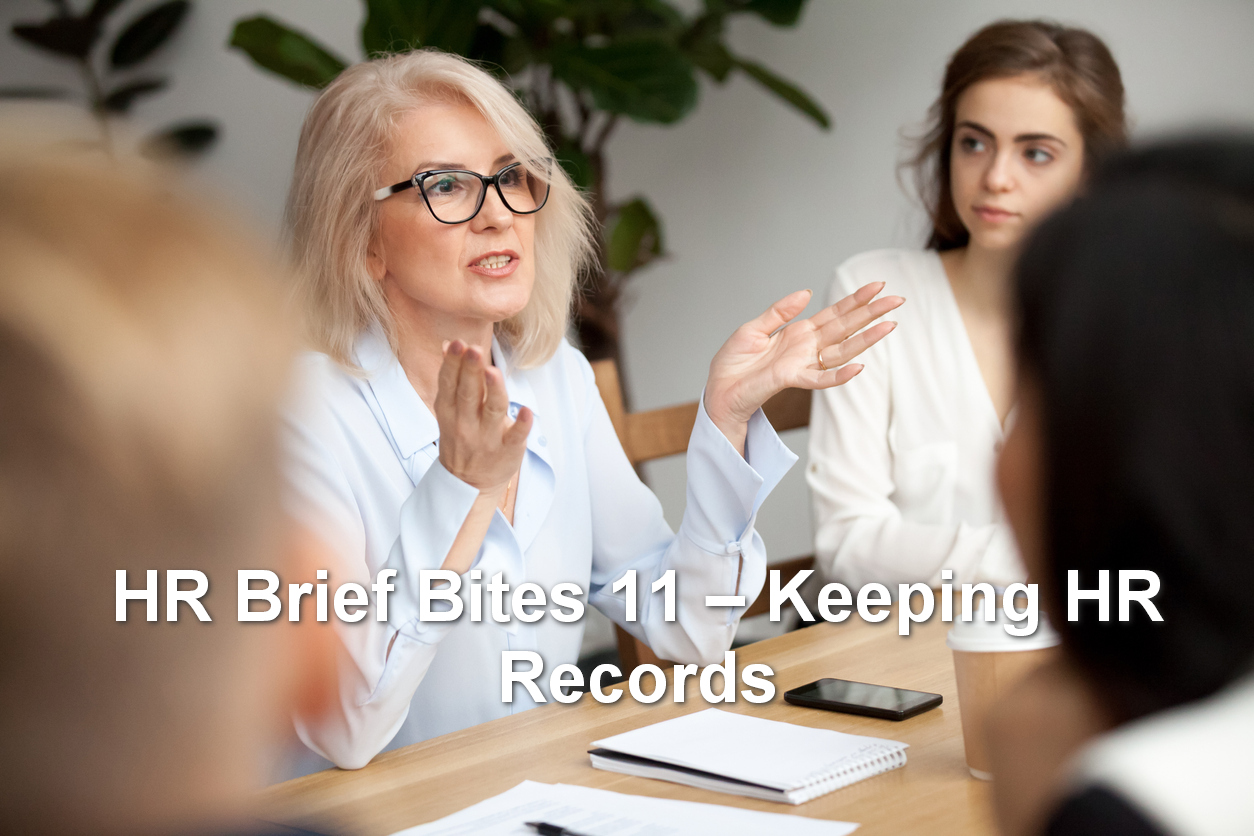 HR Brief Bites 11: Keeping HR Records